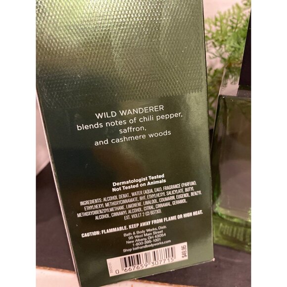 Bath & Body Works Mens “Wild Wanderer” Full Size Cologne Spray - Picture 5 of 8